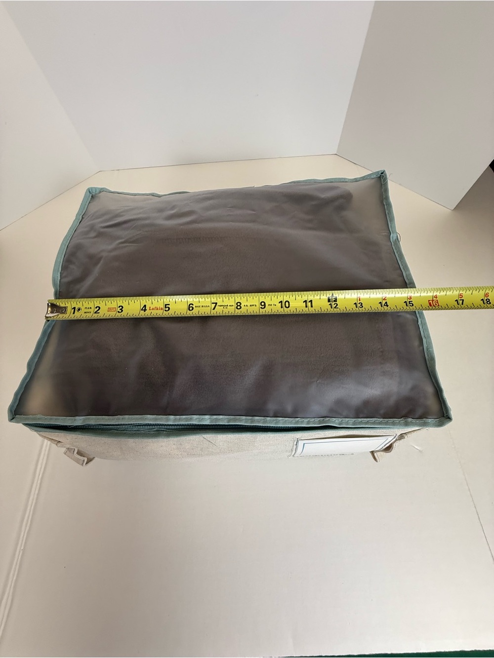 6 Canvas Zippered Storage Bags by Real Simple - 1 Large and 5 Medium - Picture 4 of 16